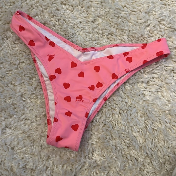 PINK Victoria's Secret Other - Victoria’s Secret PINK heart bikini bottoms S